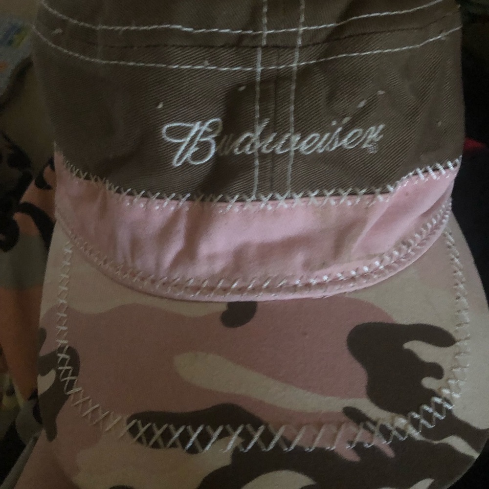 Budweiser Pink Camo Hat